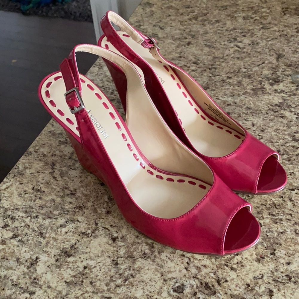 Pink Wedge Heels - Enzo Angiolini